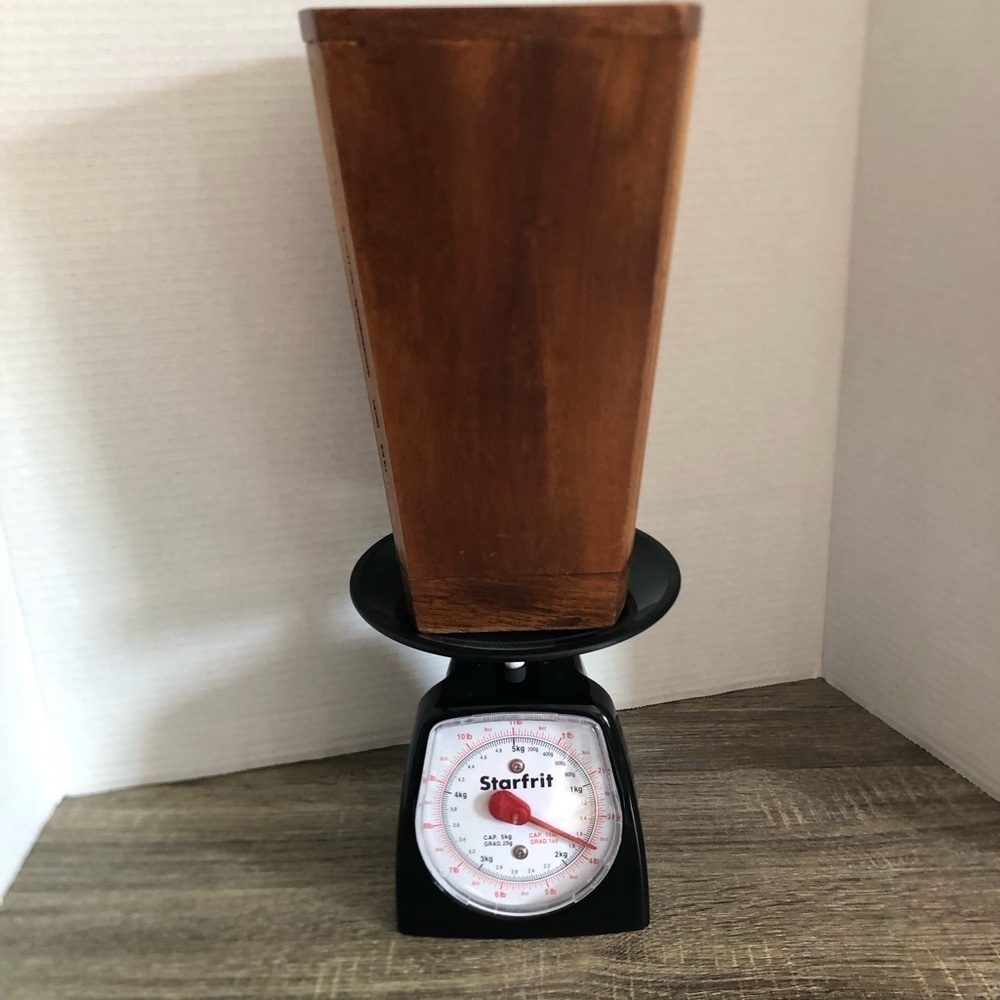 Handmade Wooden Rectangular Vase - Picture 8 of 12